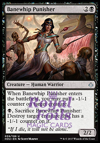 Banewhip Punisher 1x FOIL HOU MTG Hour of Devastation Uncommon MINT black