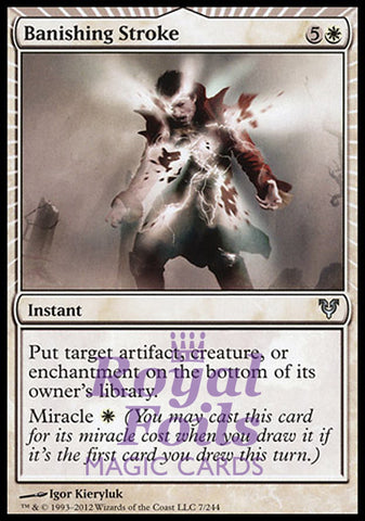 Banishing Stroke 3x FOIL AVR MTG Avacyn Restored Uncommon 2 MINT 1 NM white