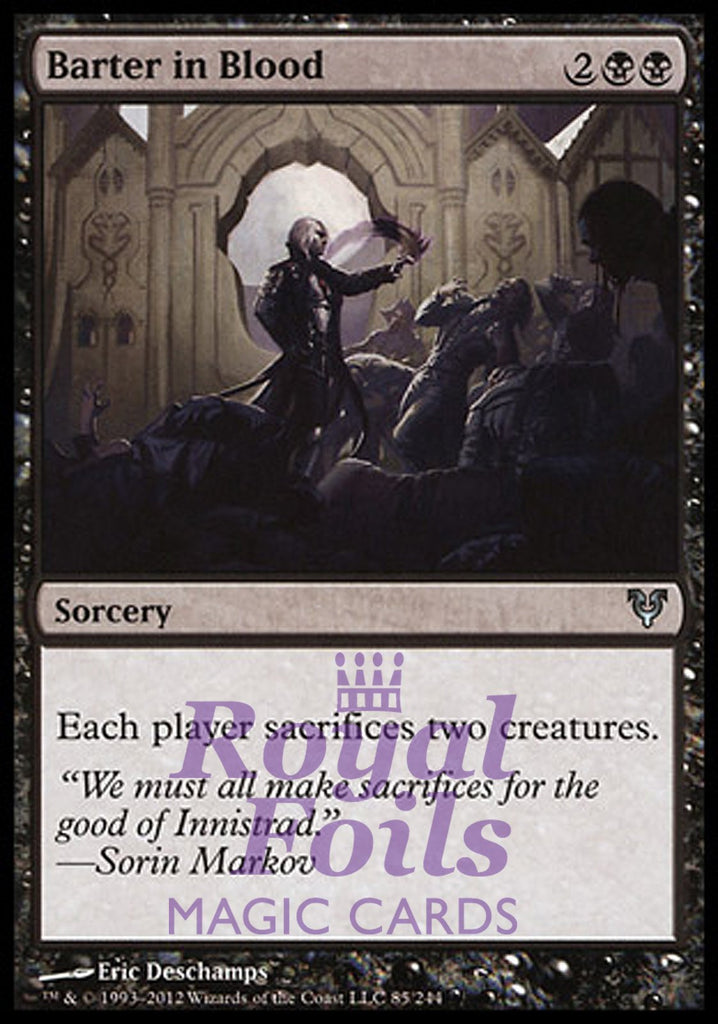 Barter in Blood 2x FOIL AVR MTG Avacyn Restored Uncommon MINT black