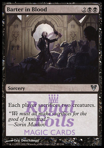 Barter in Blood 2x FOIL AVR MTG Avacyn Restored Uncommon MINT black
