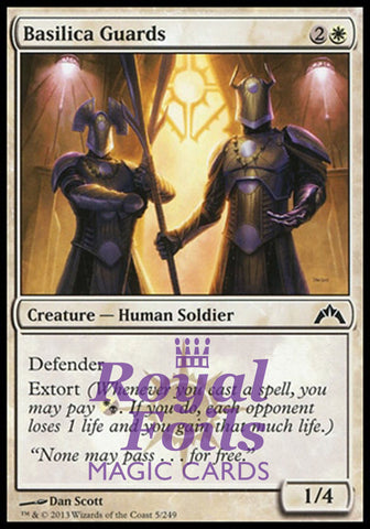 **4x FOIL Basilica Guards** GTC MTG Gatecrash Common MINT white