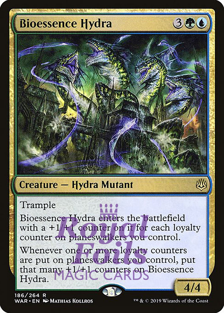 1x FOIL Bioessence Hydra from the War of the Spark MTG set – Royal