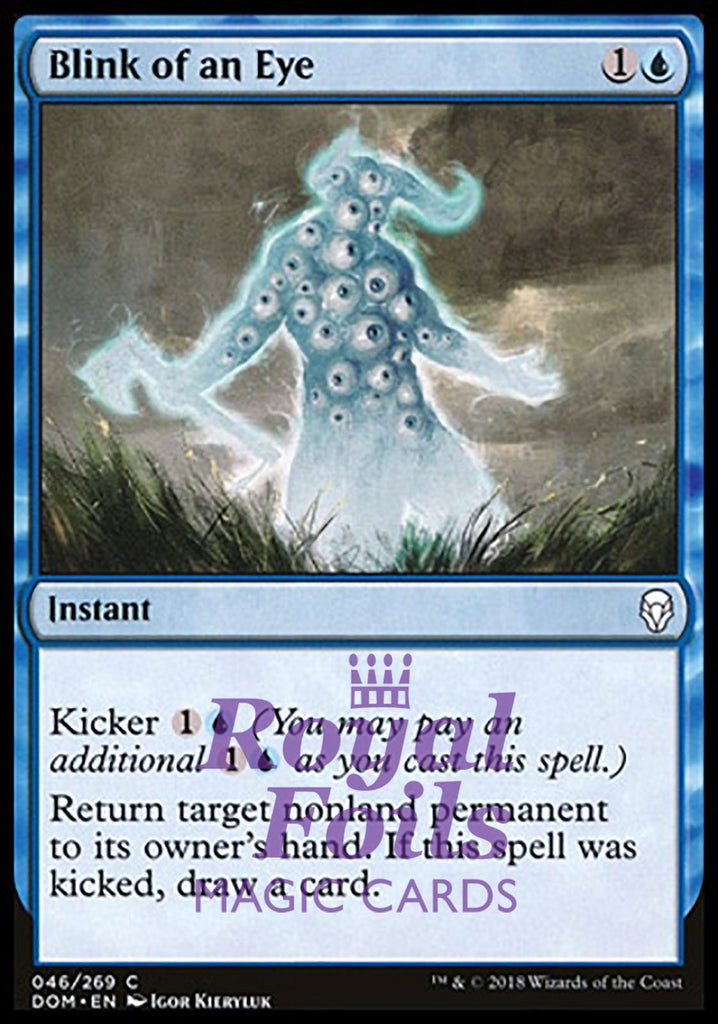Blink of an Eye 1x FOIL DOM MTG Dominaria Common MINT blue