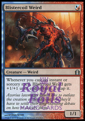 **1x FOIL Blistercoil Weird** RTR MTG Return to Ravnica Uncommon MINT blue red