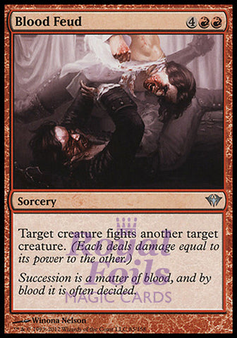Blood Feud 5x FOIL DKA MTG Dark Ascension Uncommon NM red
