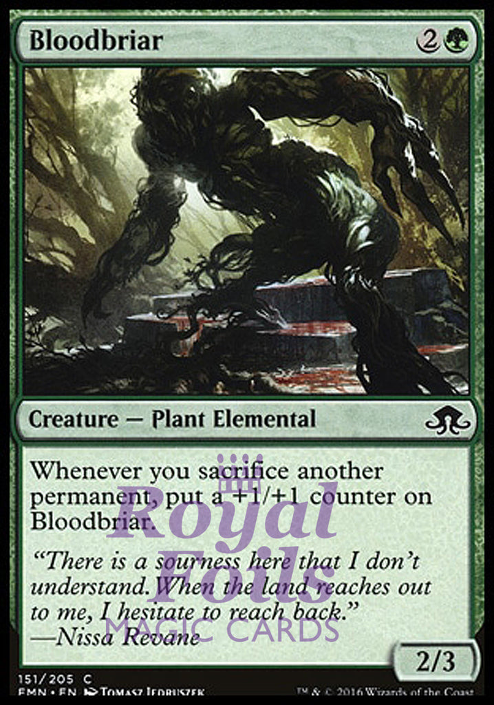 Bloodbriar 4x FOIL EMN MTG Eldritch Moon Common MINT green