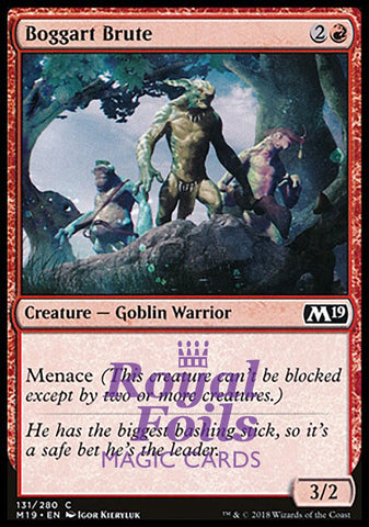 Boggart Brute 4x FOIL M19 MTG Core Set 2019 Common MINT red