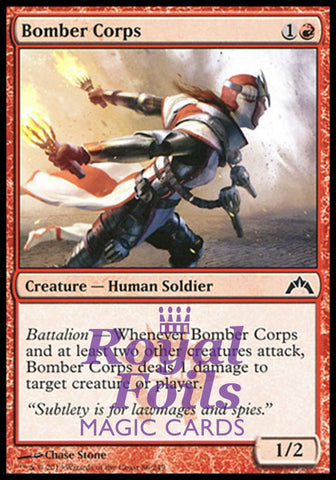 Bomber Corps 4x FOIL GTC MTG Gatecrash Common MINT red