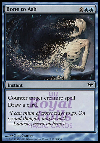 Bone to Ash 4x FOIL DKA MTG Dark Ascension Common MINT blue