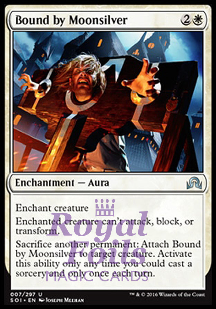 Bound-by-Moonsilver 2x FOIL SOI MTG Shadows Over Innistrad Uncommon MINT white