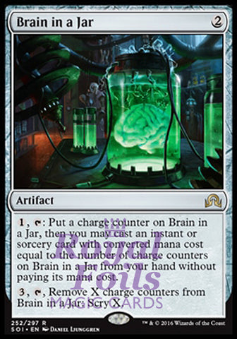 **1x FOIL Brain in a Jar** SOI MTG Shadows Over Innistrad Rare MINT artifact