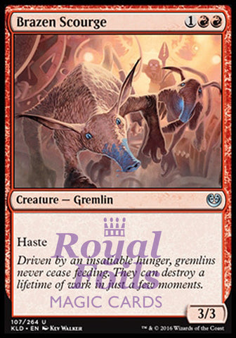 Brazen Scourge 2x FOIL KLD MTG Kaladesh Uncommon MINT red