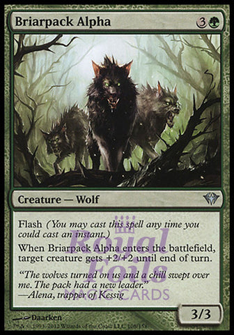 Briarpack Alpha 4x FOIL DKA MTG Dark Ascension Uncommon 1 MINT 3 NM+ green