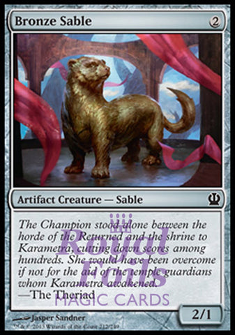 Bronze Sable 4x FOIL THS MTG Theros Common MINT artifact