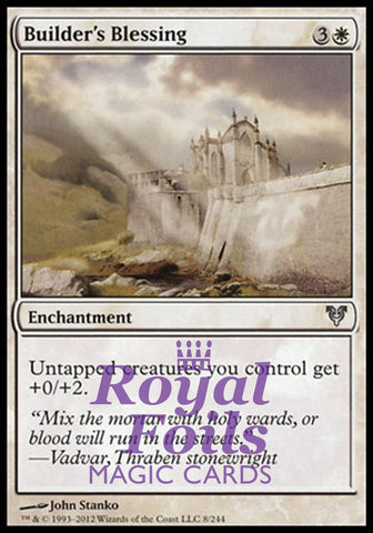 Builder's Blessing 2x FOIL AVR MTG Avacyn Restored Uncommon MINT white