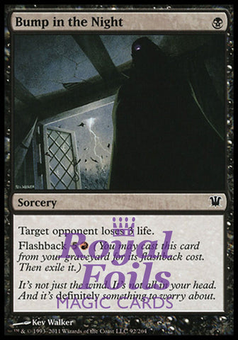 **1x FOIL Bump in the Night** ISD MTG Innistrad Common MINT black
