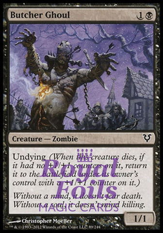 **1x FOIL Butcher Ghoul** AVR MTG Avacyn Restored Common NM black