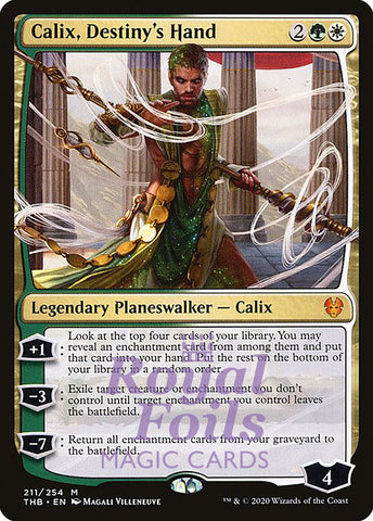 Calix, Destiny's Hand 1x FOIL THB MTG Theros Beyond Death Mythic MINT green white