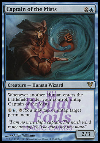 Captain of the Mists 1x FOIL AVR MTG Avacyn Restored Rare MINT blue