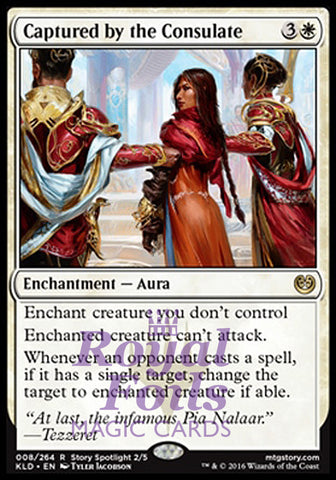 Captured by the Consulate 2x FOIL KLD MTG Kaladesh Rare MINT white