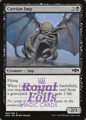 Carrion Imp 4x FOIL RNA MTG Ravnica Allegiance Common MINT black