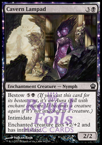Cavern Lampad 4x FOIL THS MTG Theros Common MINT black