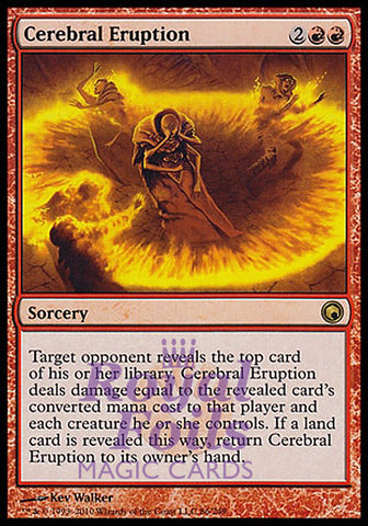 Cerebral Eruption 1x FOIL SOM MTG Scars of Mirrodin Rare MINT red