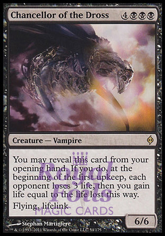 Chancellor of the Dross 1x FOIL NPH MTG New Phyrexia Rare MINT black