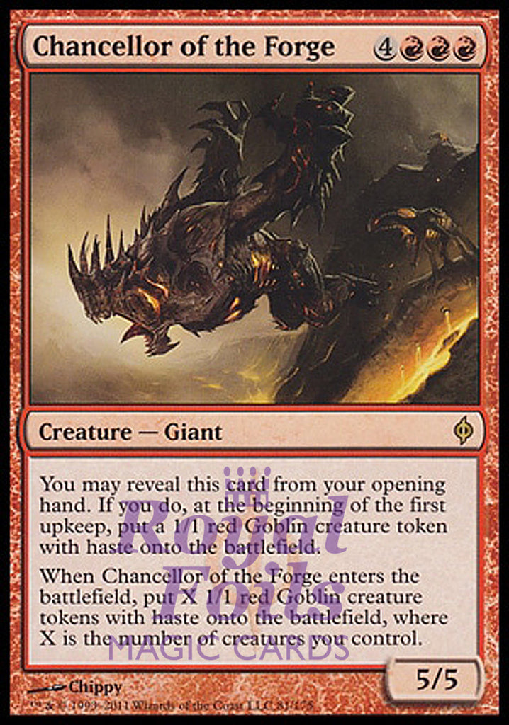 **1x FOIL Chancellor of the Forge** NPH MTG New Phyrexia Rare MINT red