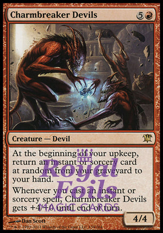 Charmbreaker Devils 1x FOIL ISD MTG Innistrad Rare MINT red