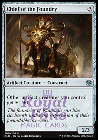 Chief of the Foundry 4x FOIL KLD MTG Kaladesh Uncommon MINT artifact