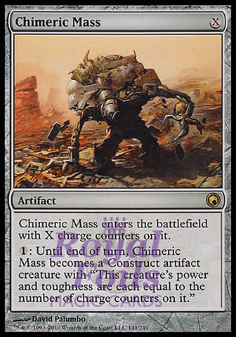 **2x FOIL Chimeric Mass** SOM MTG Scars of Mirrodin Rare MINT artifact