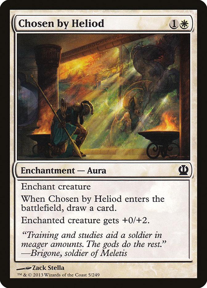 **4x FOIL Chosen by Heliod** THS MTG Theros Common MINT white