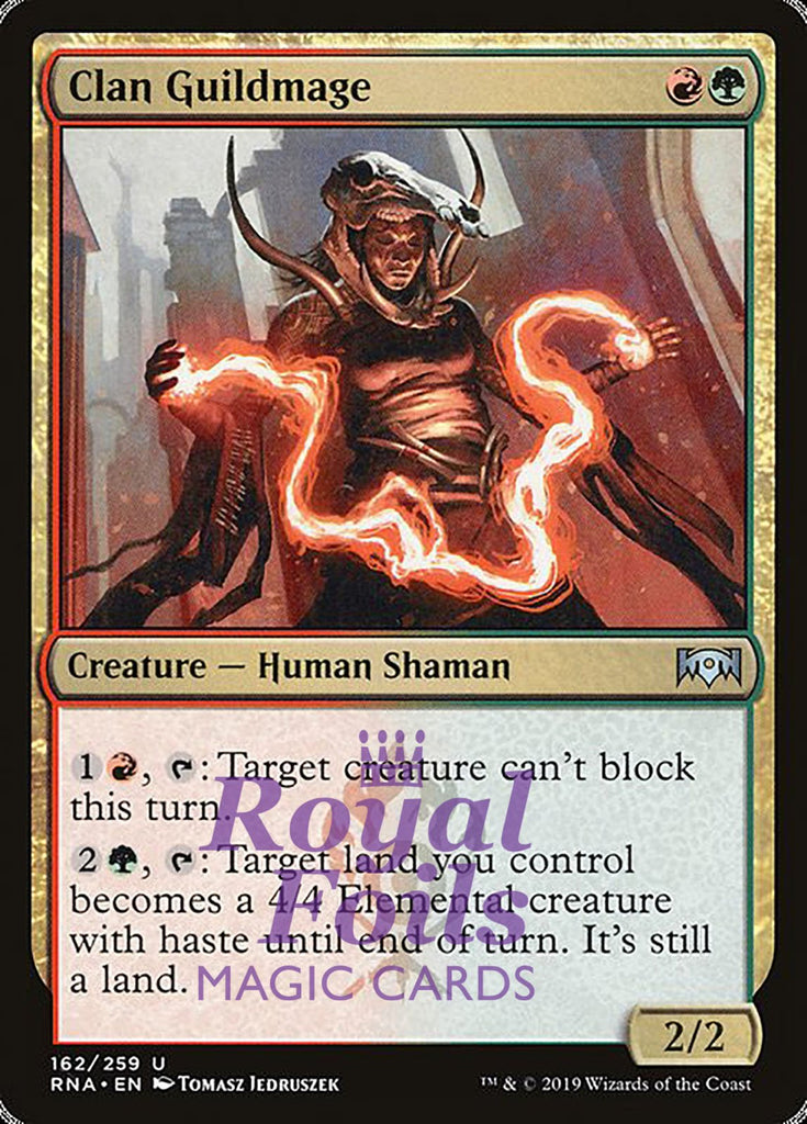 Clan Guildmage 2x FOIL RNA MTG Ravnica Allegiance Uncommon MINT red green