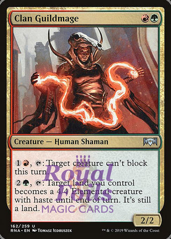 Clan Guildmage 2x FOIL RNA MTG Ravnica Allegiance Uncommon MINT red green