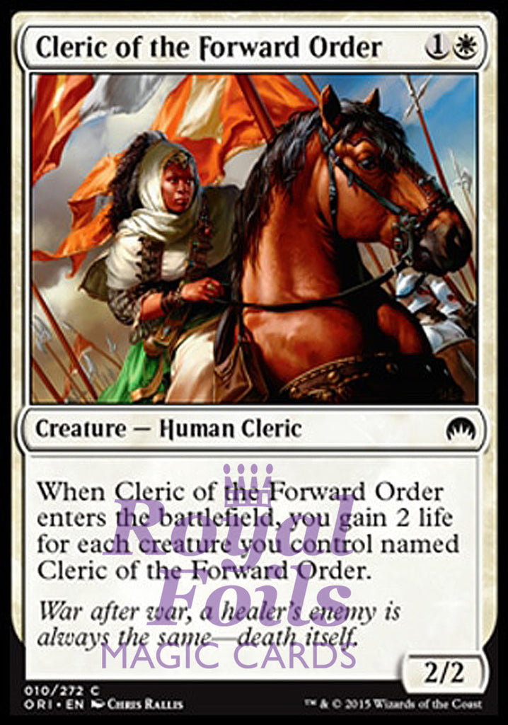 Cleric of the Forward Order 4x FOIL ORI MTG Magic Origins Common MINT white