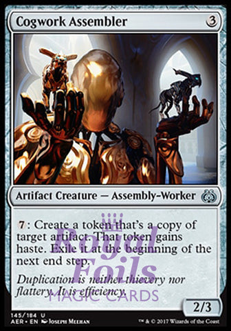Cogwork Assembler 2x FOIL AER MTG Aether Revolt Uncommon MINT artifact