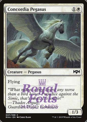 Concordia Pegasus 4x FOIL RNA MTG Ravnica Allegiance Common MINT white