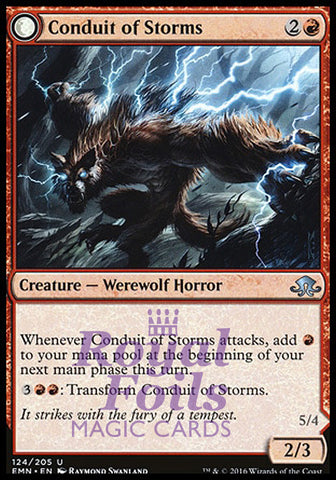 **1x FOIL Conduit of Storms // Conduit of Emrakul** EMN MTG Eldritch Moon Uncommon MINT red