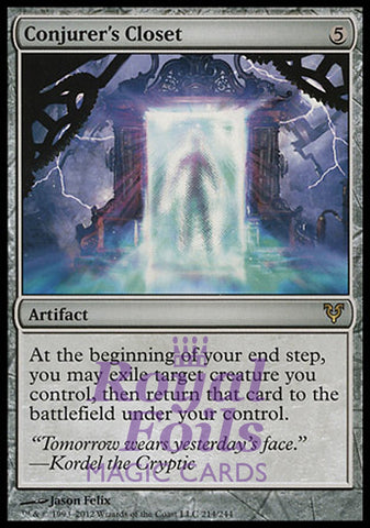 Conjurer's Closet 1x FOIL AVR MTG Avacyn Restored Rare MINT artifact