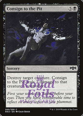 Consign to the Pit 4x FOIL RNA MTG Ravnica Allegiance Common MINT black