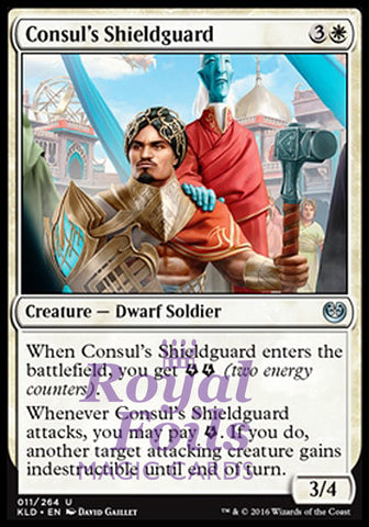 **4x FOIL Consul's Shieldguard** KLD MTG Kaladesh Uncommon MINT white