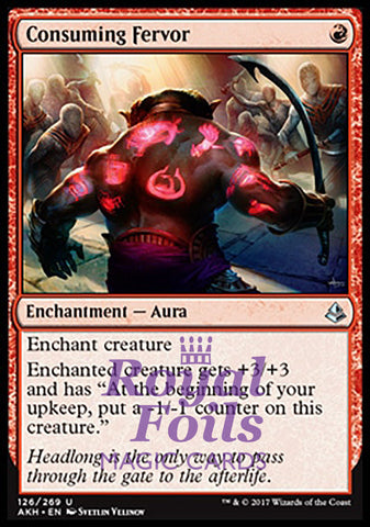 Consuming Fervor 2x FOIL AKH MTG Amonkhet Uncommon MINT red