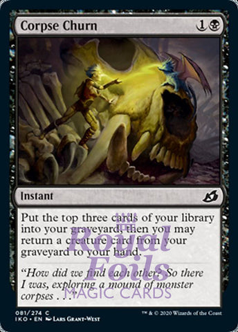 Corpse Churn 4x FOIL IKO MTG Ikoria Common MINT black