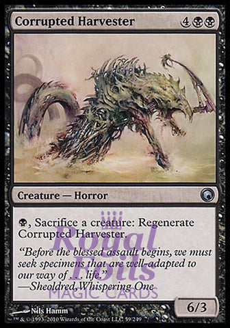 Corrupted Harvester 4x FOIL SOM MTG Scars of Mirrodin Uncommon MINT black