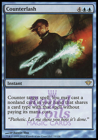 Counterlash 2x FOIL DKA MTG Dark Ascension Rare NM blue