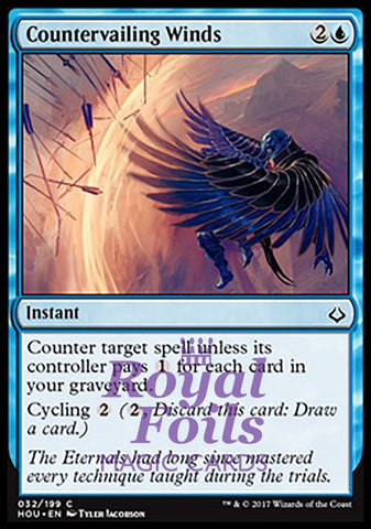 Countervailing Winds 2x FOIL HOU MTG Hour of Devastation Common MINT blue
