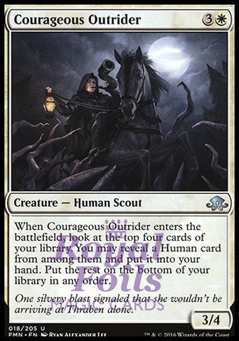 Courageous Outrider 2x FOIL EMN MTG Eldritch Moon Uncommon MINT white