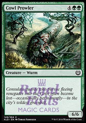 Cowl Prowler 4x FOIL KLD MTG Kaladesh Common MINT green