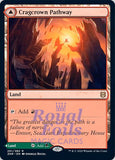 Cragcrown // Timbercrown Pathway 1x FOIL ZNR MTG Zendikar Rising Rare MINT land red green